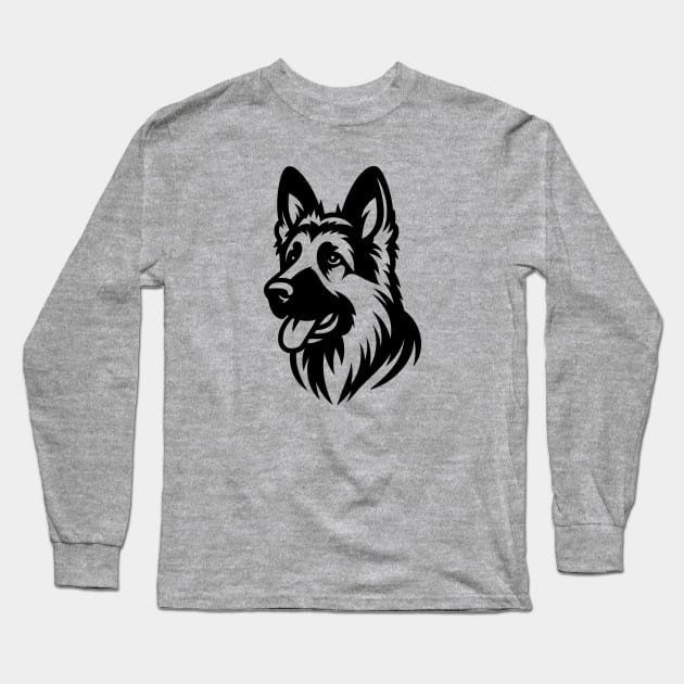 German Shepherd Dog Long Sleeve T-Shirt by KayBee Gift Shop